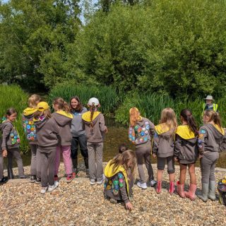 Hundreds of children take on the Chalk Stream Challenge